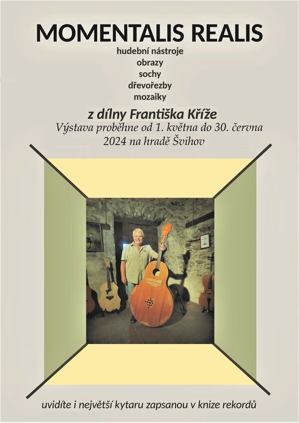 Plakát k&nbsp;výstavě Františka Kříže | © František Kříž